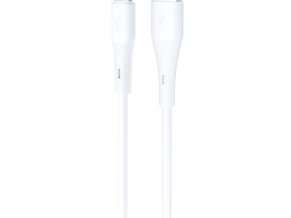 JES Καλώδιο Φόρτισης Type-C 3A JC50T 1m Λευκό