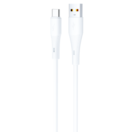 jc50t-cable1 JES Καλώδιο Φόρτισης Type-C 3A JC50T 1m Λευκό