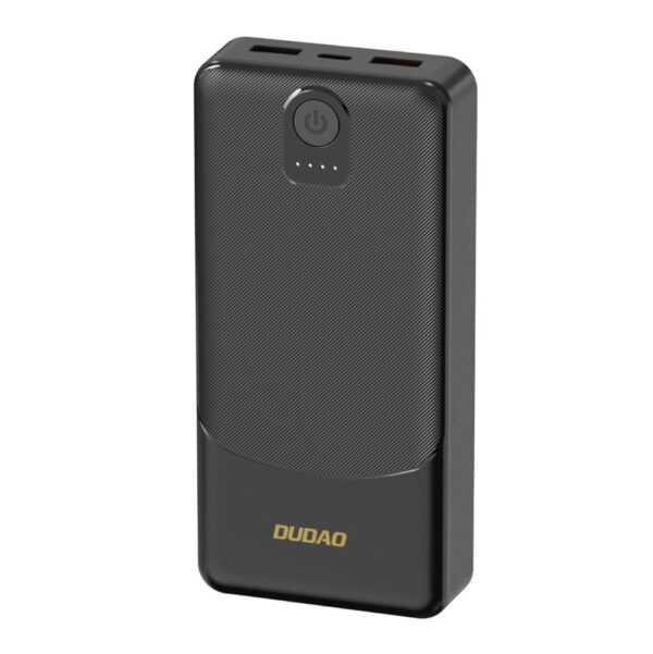 Dudao Powerbank K10pro 20000mAh 2.4A 2 x USB-A - Μαύρο