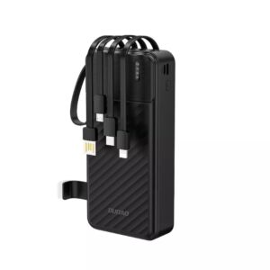 Dudao Powerbank K11pro 20000mAh με καλώδια - Μαύρο