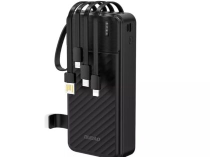 k11pro 01 Dudao Powerbank K11pro 20000mAh με καλώδια - Μαύρο