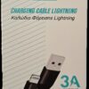 JES IETUC-L Καλώδιο Φόρτισης Lightning 3A 1m Μαύρο