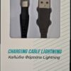 JES IETUC-L Καλώδιο Φόρτισης Lightning 3A 1m Μαύρο