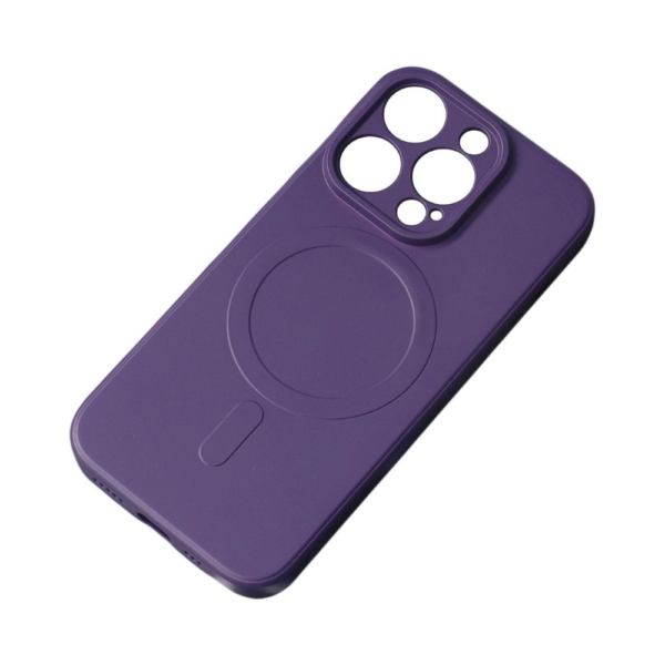 purple case magsafe 1000 Θήκη Σιλικόνης με MagSafe για iPhone 14 Pro Max – Μωβ
