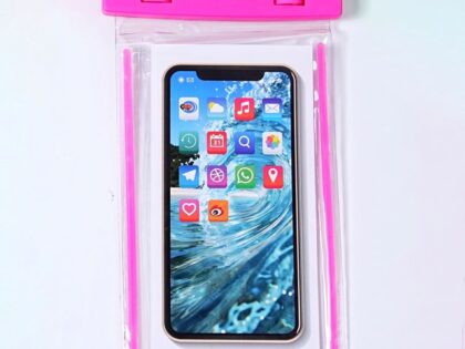 JES Αδιάβροχη Θήκη 6,3-7,2" Ροζ