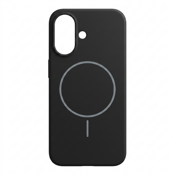 Θήκη Σιλικόνης Μαγνητική για iPhone 15 Pro Max, Συμβατή με MagSafe – Μαύρη