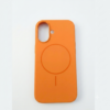 Orange Case 1000 Θήκη Σιλικόνης Μαγνητική για iPhone 15, Συμβατή με MagSafe – Πορτοκαλί