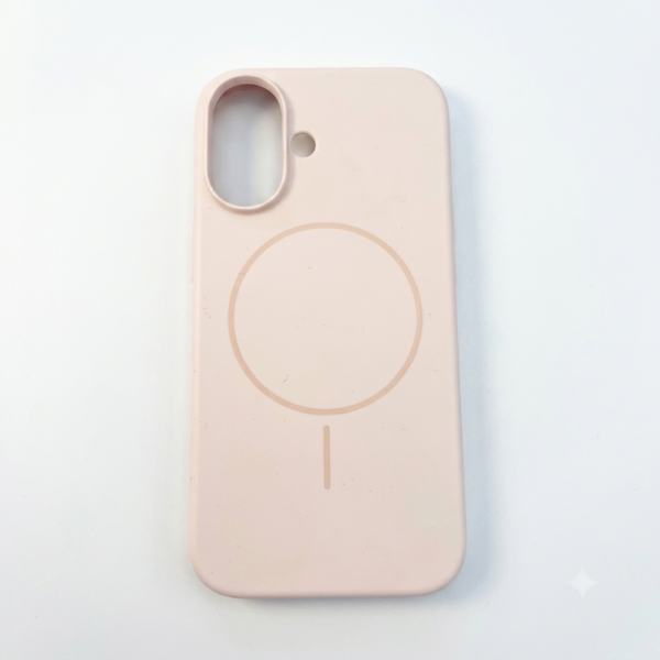 Pink case 1000 Θήκη Σιλικόνης Μαγνητική για iPhone 17, Συμβατή με MagSafe – Ροζ