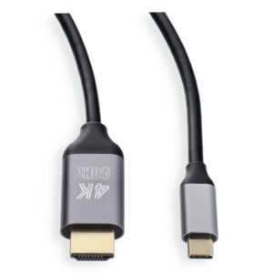 BLUE STAR Καλώδιο Type-C to HDMI 4K 60Hz - High Speed, HDR, ARC, Ethernet, AWM, 2m Μαύρο