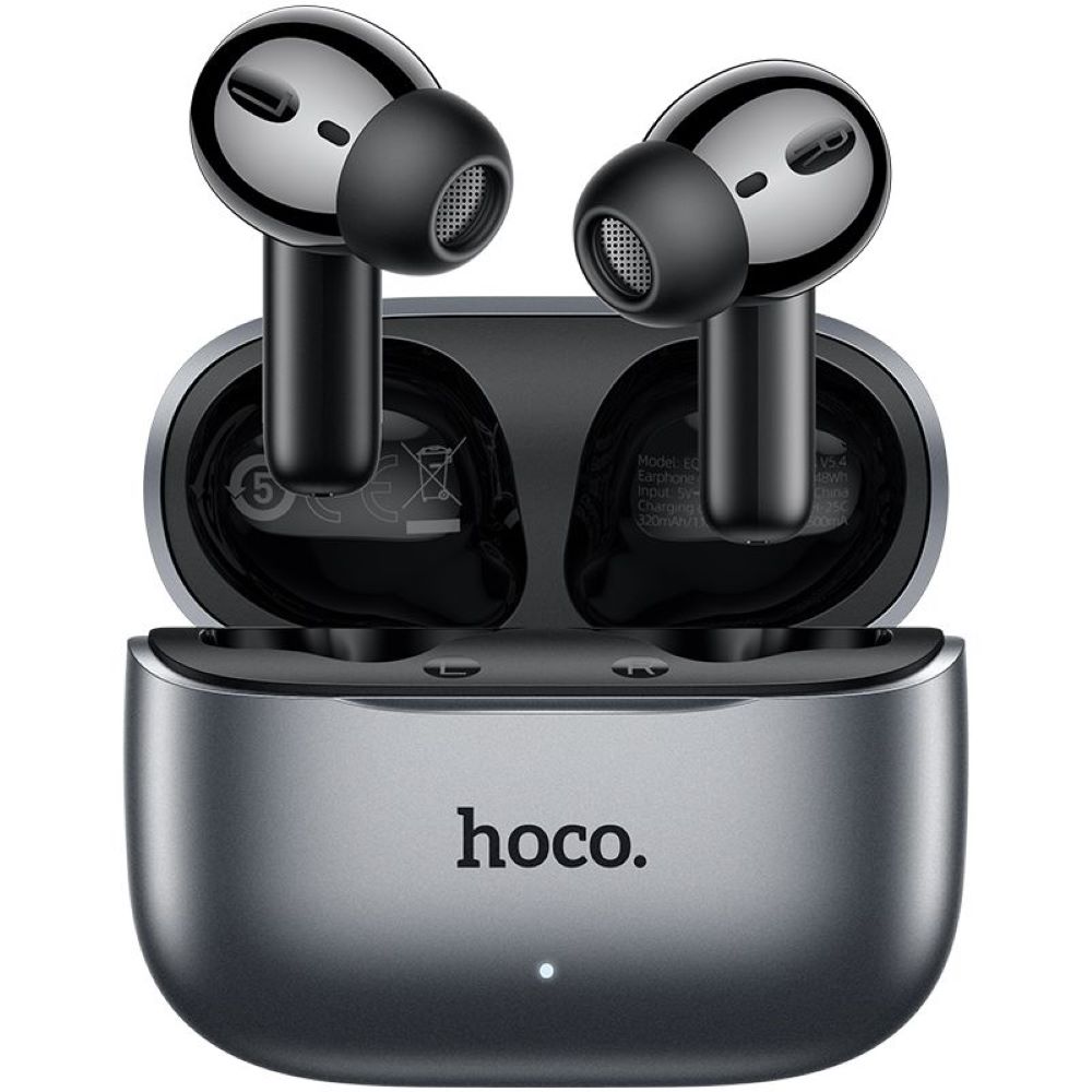 HOCO EQ27 Ασύρματο Ακουστικό Bluetooth ANC+ENC +AI Translation Γκρι