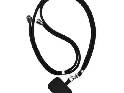 Black 1 Κορδόνι Λαιμού για Smartphones Μαύρο