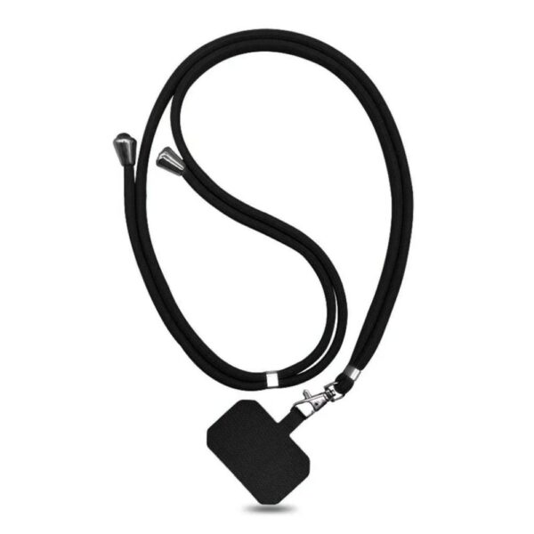Black 1 Κορδόνι Λαιμού για Smartphones Μαύρο
