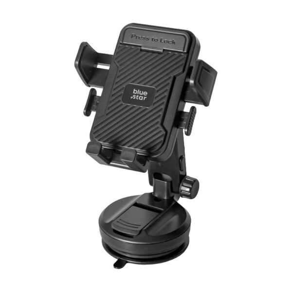 Holder 2 01 BLUE STAR Βάση Αυτοκινήτου για Παρμπρίζ Tough Lock Μαύρη