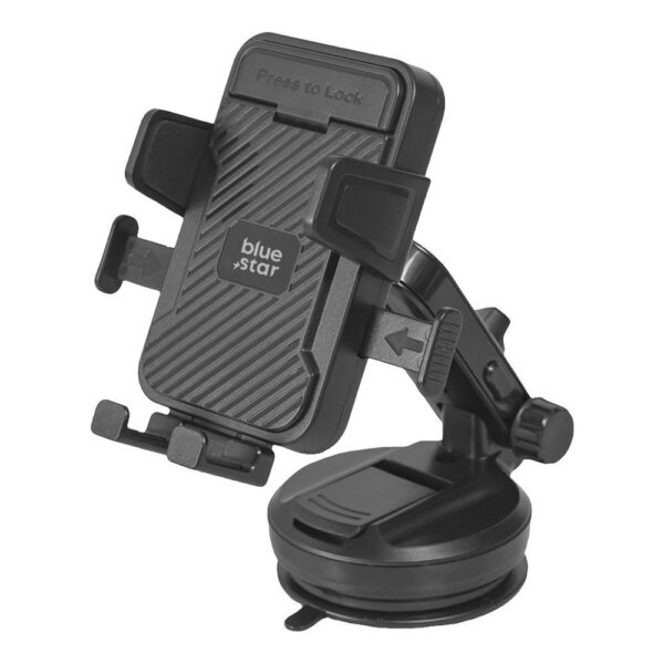 Holder 2 02 BLUE STAR Βάση Αυτοκινήτου για Παρμπρίζ Tough Lock Μαύρη