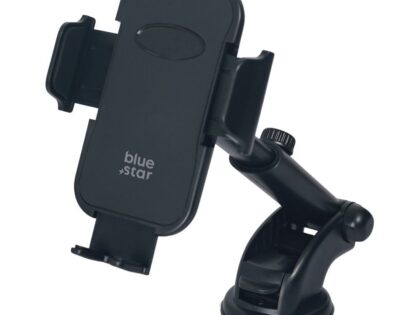 Holder 3 01 BLUE STAR Βάση Αυτοκινήτου Long Arm Classic 18–23cm για Παρμπρίζ/Ταμπλό Μαύρη