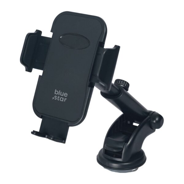 Holder 3 05 BLUE STAR Βάση Αυτοκινήτου Long Arm Classic 18–23cm για Παρμπρίζ/Ταμπλό Μαύρη